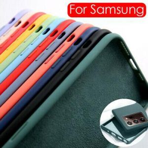 Liquid Silicone Phone Case Cover For Samsung Galaxy Note 20 Ultra S20 FE S10 S9
