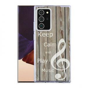 Slim Phone Case for Samsung Galaxy Note 20 ULTRA - Wood Music